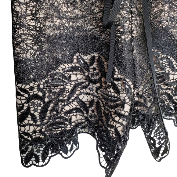 ALEXIS 'Izu' Romper Black Long Sleeve Sequence Lace Romper Size Medium NWT - Picture 11 of 16